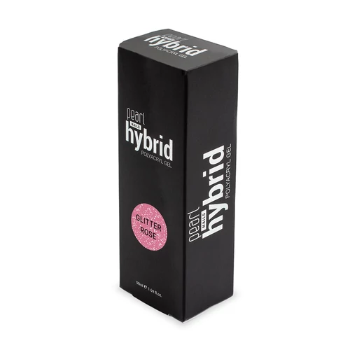 Pearl Nails hybrid PolyAcryl Gel akrilzselé - Glitter Rose 50ml