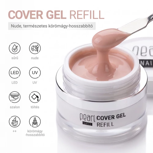 Cover Gel - Refill Nude - 15ml