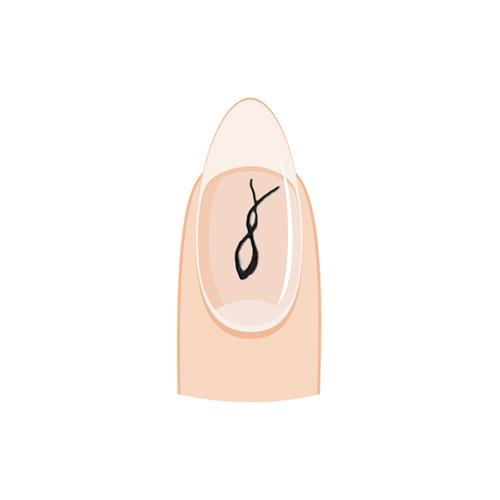 Pearl Nails #00-ás Kolinsky díszítő ékszerecset vékony vonalakhoz
