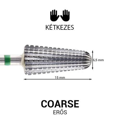 VOLCANO karbid csiszolófej - KÉTKEZES - Coarse