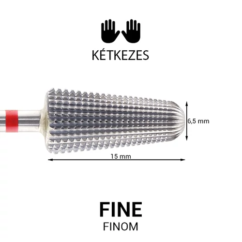 VOLCANO karbid csiszolófej - KÉTKEZES - FINE / finom