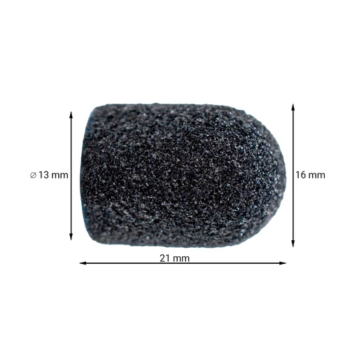 Pedikűr csiszolókupak karborundum 13mm - '80' erősségben