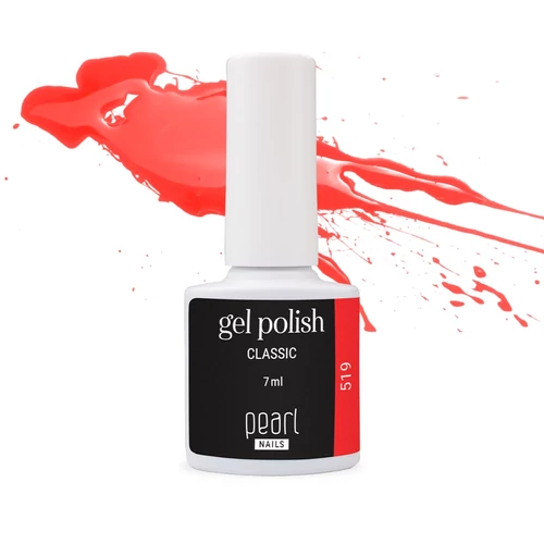 Classic 519 gél lakk - neon piros