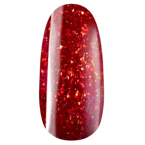 Pearl Nails Classic 841 piros csillámos gél lakk