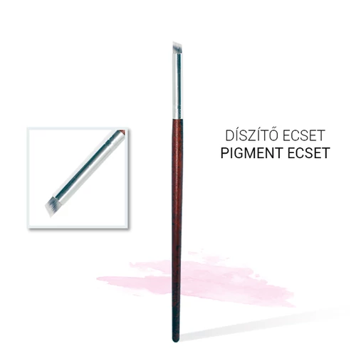 Pigment ecset - díszítő porok felhordázáshoz és színátmenetek készítéséhez