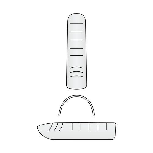 hybrid Reverse Dual Tip Box - Coffin Apex 50 - Pearl Nails