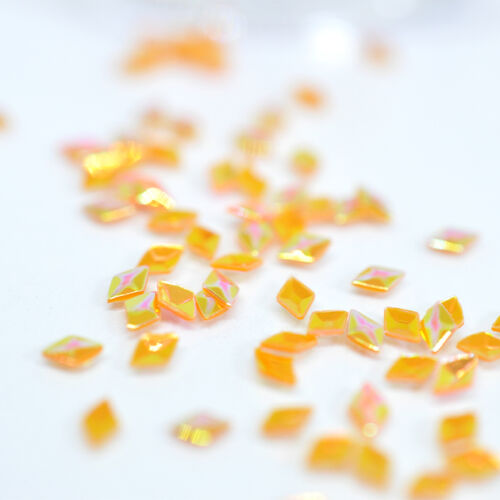 3D Gyémánt flitter - narancssárga G2
