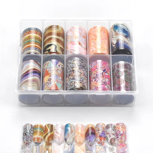 Pearl Nails 10in1 Transzferfólia box - Abstracts