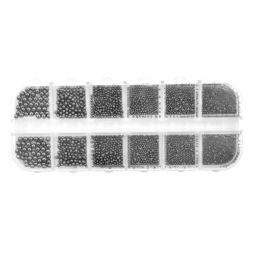 12in1 Szórógyöngy szett - grafitszürke | Pearl Nails