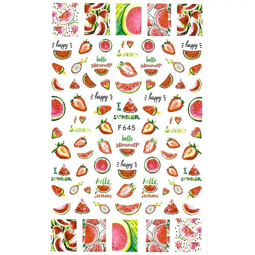 Görögdinnyés körömmatrica F645 | Pearl Nails 