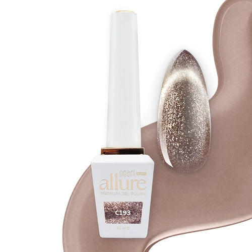 allure C193 prémium lila csillámos effekt gél lakk