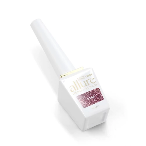 allure C196 prémium rózsaszín csillámos effekt gél lakk