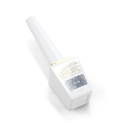 allure C198 prémium kék csillámos effekt gél lakk