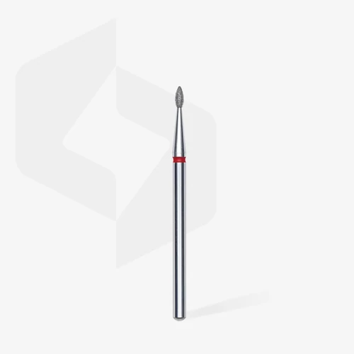 Staleks gyémánt csiszolófej - "csepp" piros 1,6 mm/4 mm - FA40R016/4 | EXPERT