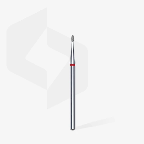 Staleks gyémánt csiszolófej - "csepp" piros 1,2 mm/3 mm - FFA50R012/3 | EXPERT