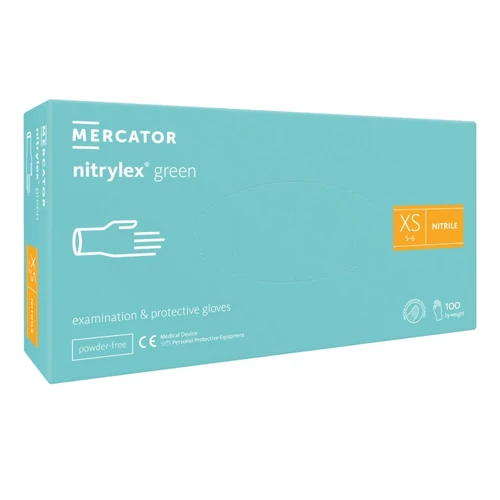 nitrylex® green lebomló nitril kesztyű