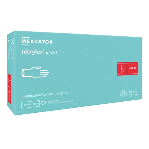 nitrylex® green lebomló nitril kesztyű