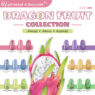344-349 gél lakkok Egg-Shell Top Gel fedőzselével - Dragon Fruit Collection